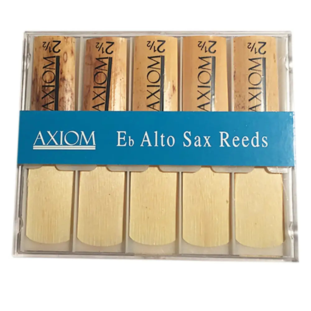 Clear plastic case of five alto sax reeds for saxophone reeds Australia, great quality and cheap sax reeds