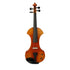 Axiom Avenger electric violin with flamed maple body, black tuning pegs, silent violin style