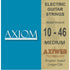 Axiom Axi-Web coated electric guitar strings 10-46 medium gauge long life electric strings