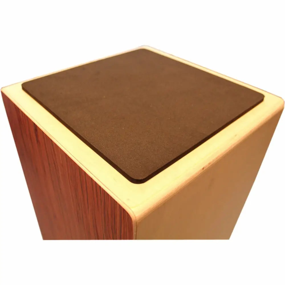 Axiom Cajon Drum in dark wood with anti-slip pad, perfect cajon for sale Australia