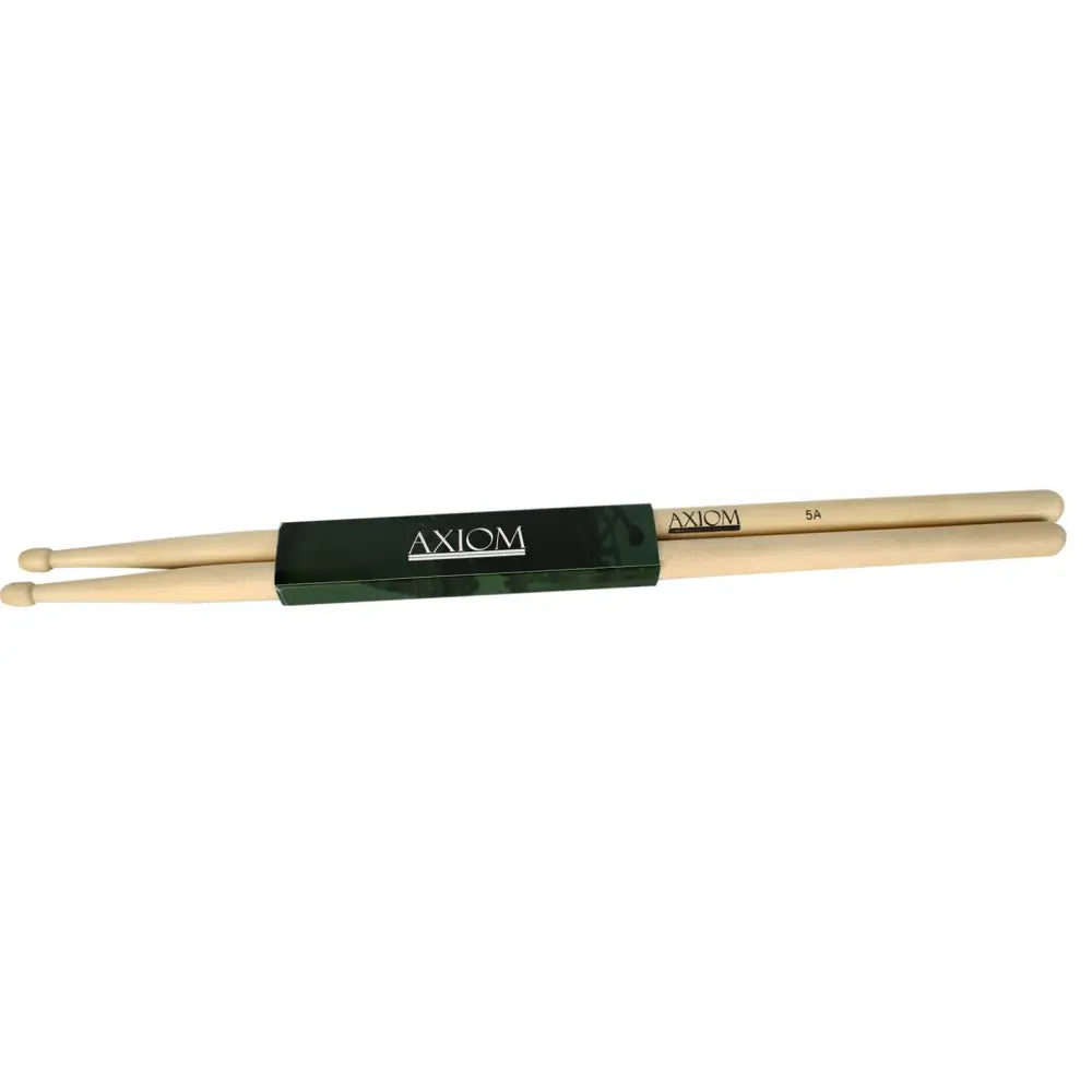 Light brown Axiom 5A Maple Drumsticks with green band, perfect cheap bulk drumsticks for sale Australia