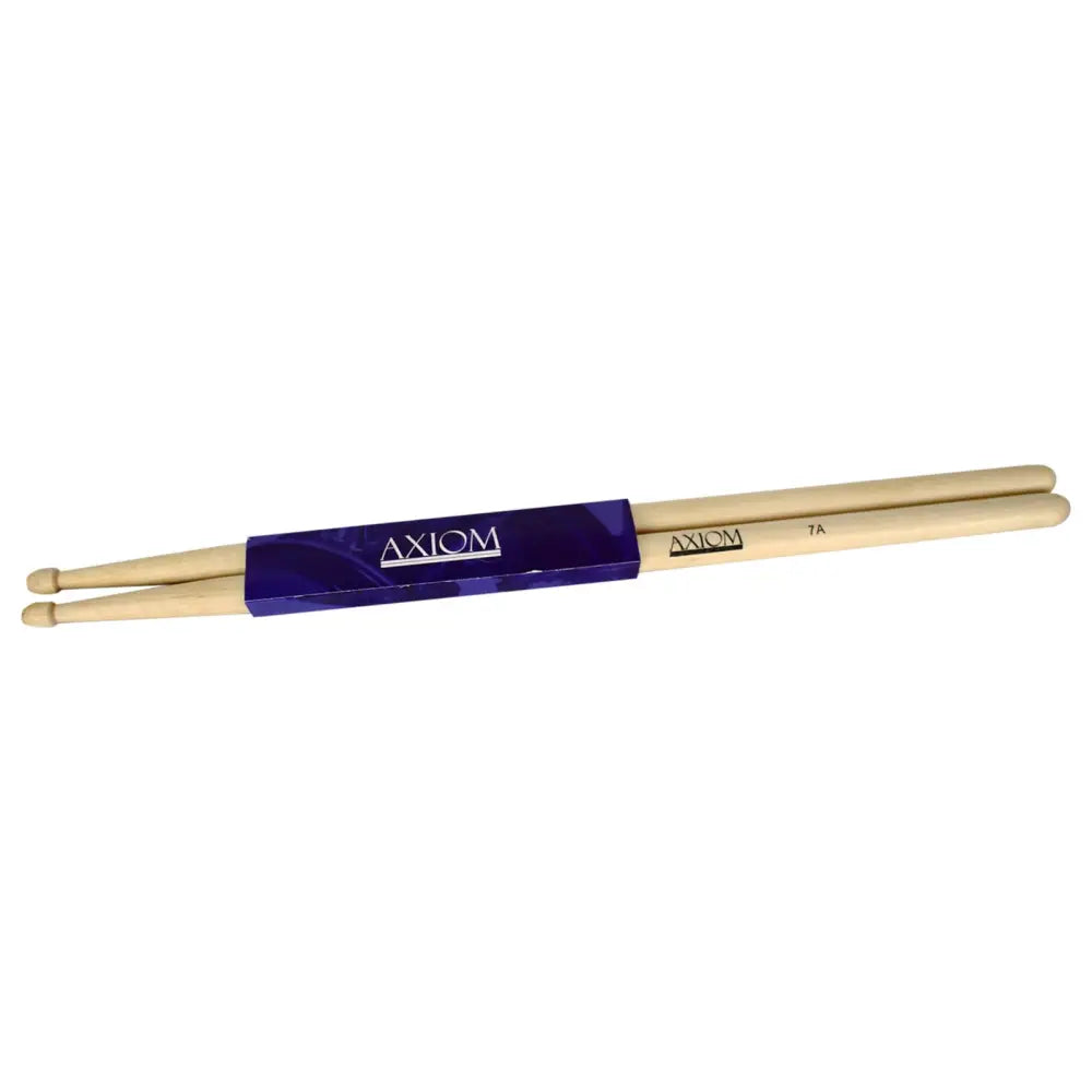 Light brown Axiom 7A Maple Drumsticks with dark blue band, cheap 7a drumsticks for sale Australia