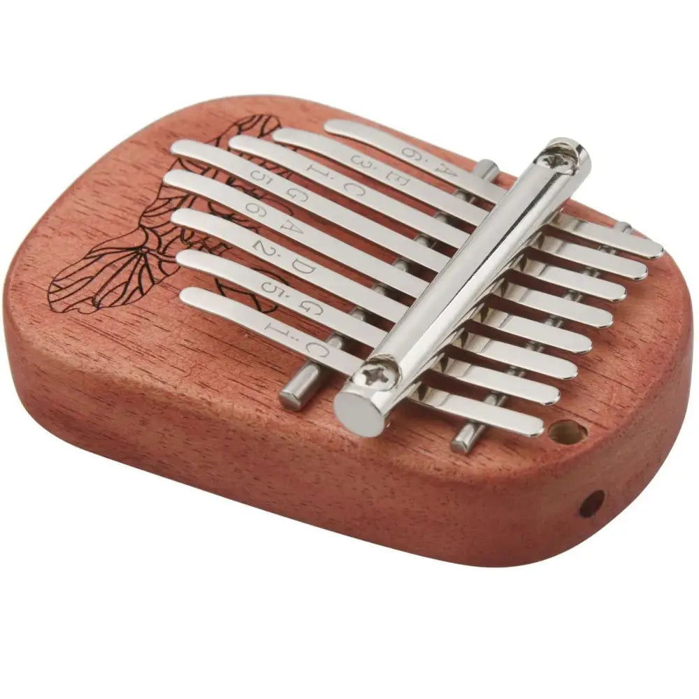 Wooden kalimba thumb piano with metal tines, perfect for kalimba for sale Australia
