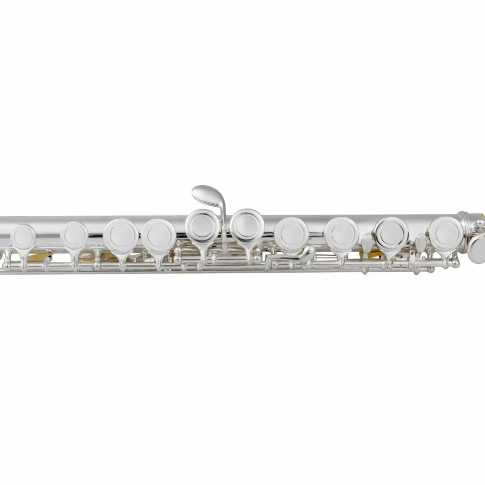 Silver-plated flute for beginner Australia with closed holes and offset G key in beginner flute outfit