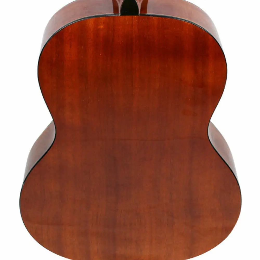 Back of Axiom Segovia classical guitar with rich reddish-brown finish, perfect for sale Australia