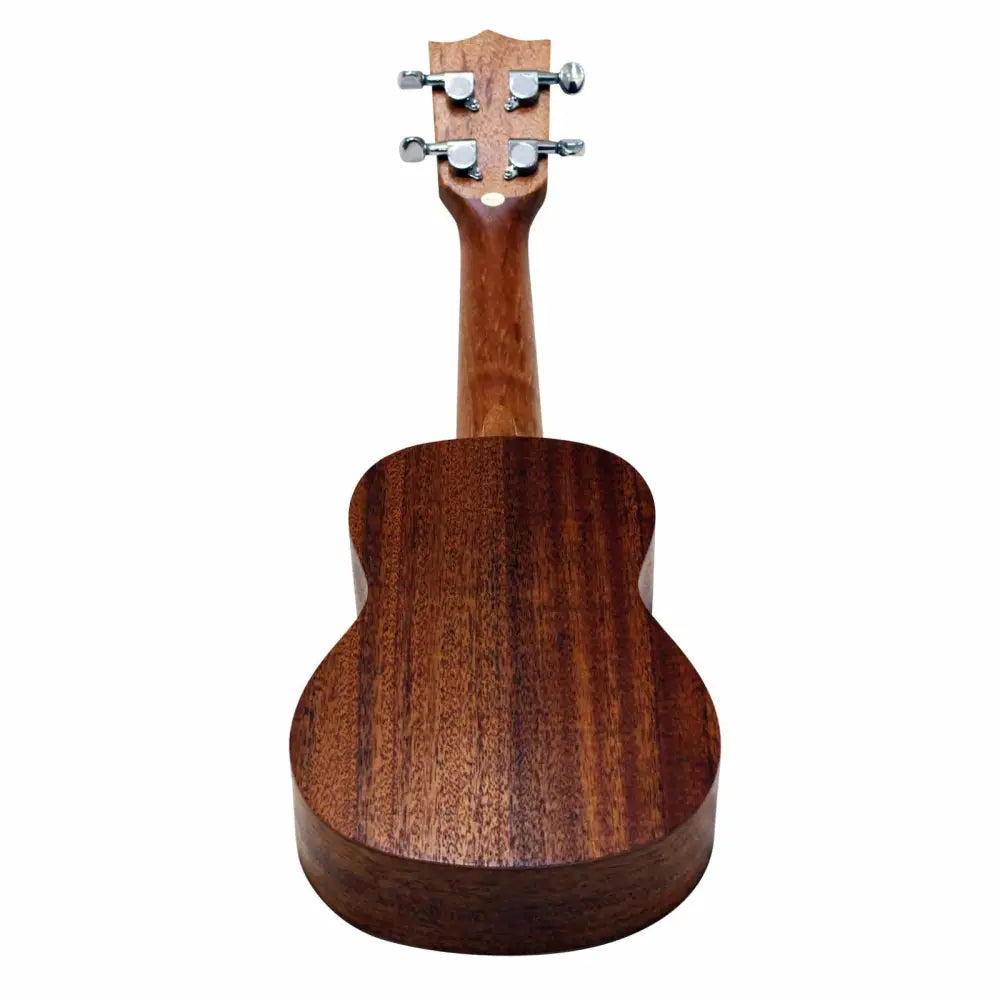 Back of Axiom Sunrise Soprano Ukulele with dark brown finish, perfect beginner ukulele for sale in Australia