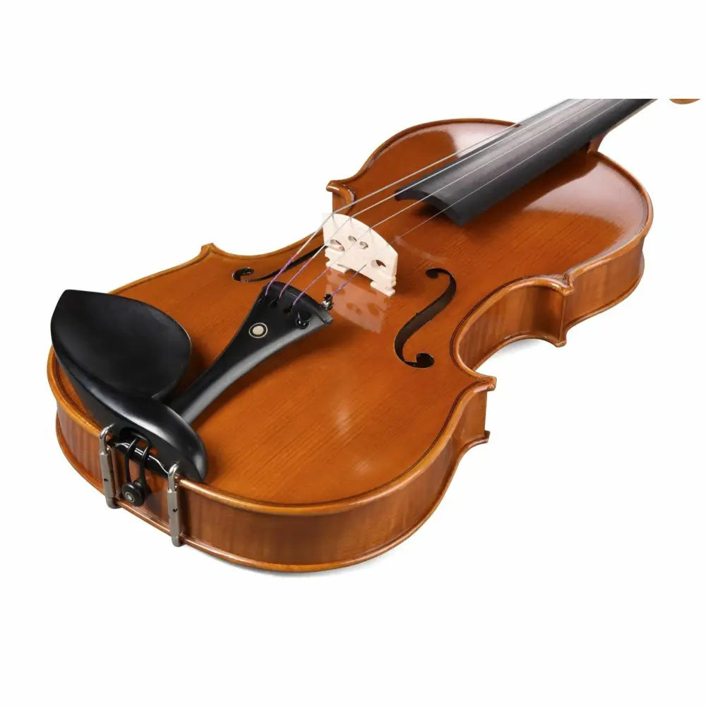 Light brown wooden full size violin for sale from Axiom Symphony Series 4/4 professional violin outfit