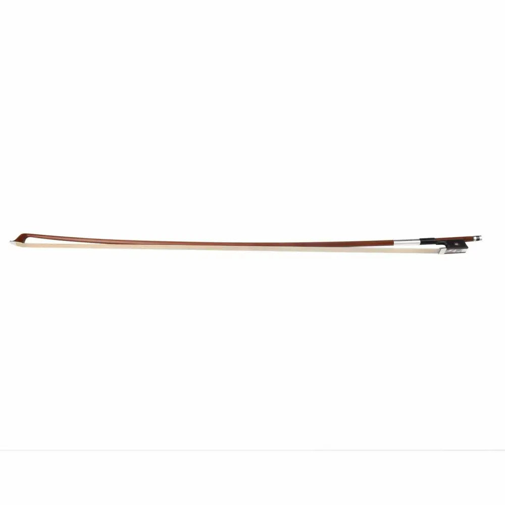 Dark brown violin bow with black frog from Axiom Symphony Series 4/4 violin outfit, perfect for a full size violin for sale