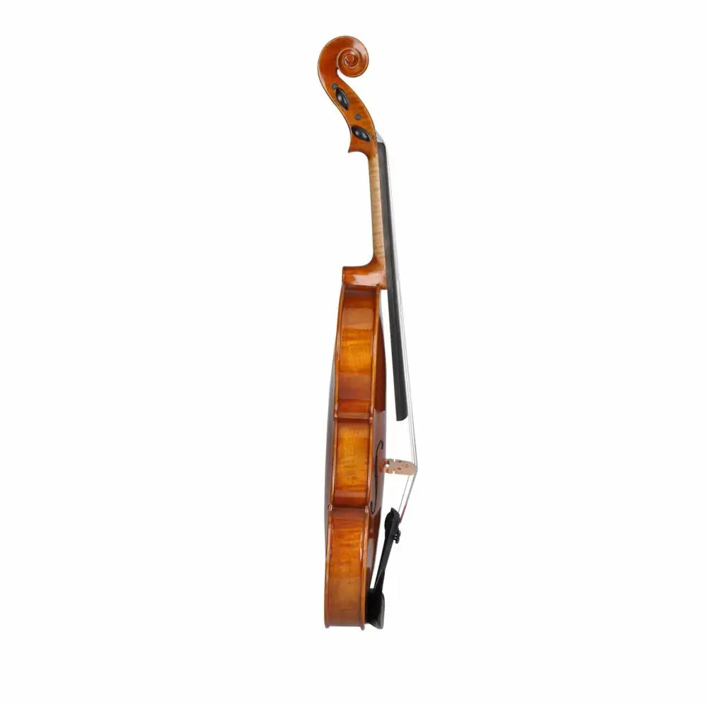 Light brown wooden full size violin for sale in Axiom Symphony Series 4/4 professional violin outfit