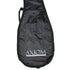 Black fabric ukulele bag with top handle and AXIOM logo, perfect soprano ukulele bag for sale