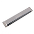A sleek silver axiom 24 hole harmonica in key of c with polished metallic finish and precise key markings