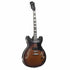 Sunburst-finish semi-hollow Axiom Bluesmaster Electric Guitar with high-density hardwood body