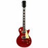 Axiom Challenger Electric Guitar in red with cream pickguard and block inlays