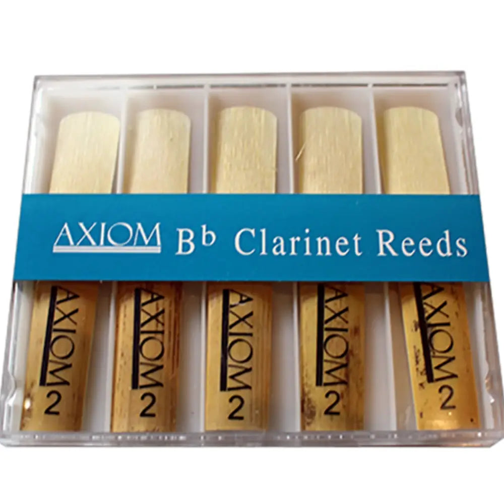 Axiom Clarinet Reed 2.0 box of ten with five cheap clarinet reeds, great for budget clarinet reeds Australia