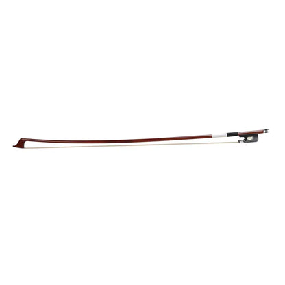 Dark reddish-brown violin bow with white horsehair from the Axiom Concerto Series