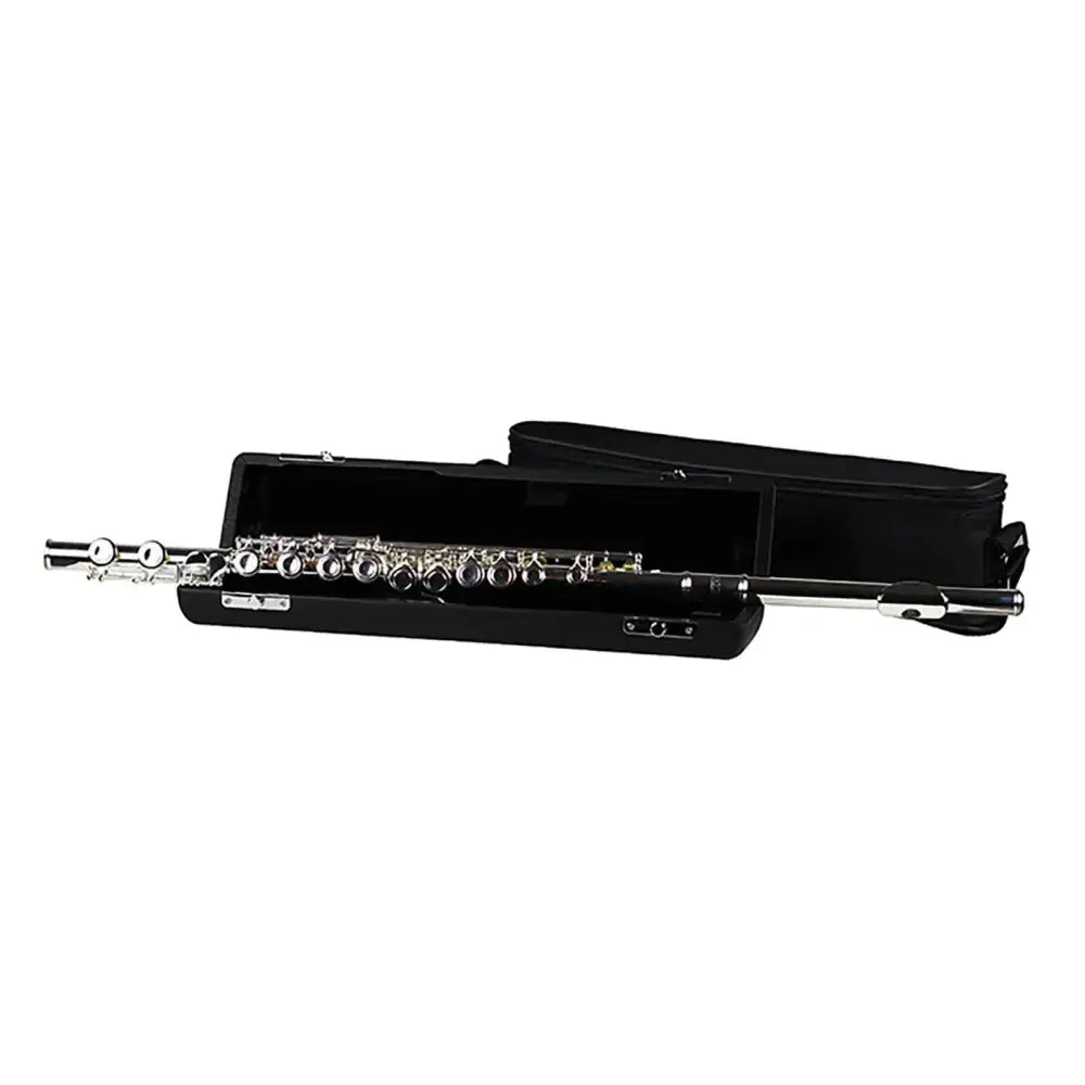 Silver Axiom Concerto Series Flute with open case, perfect affordable flute for sale Australia