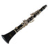 Black Axiom E Flat Alto Clarinet with silver plated keys and rings for professional sound