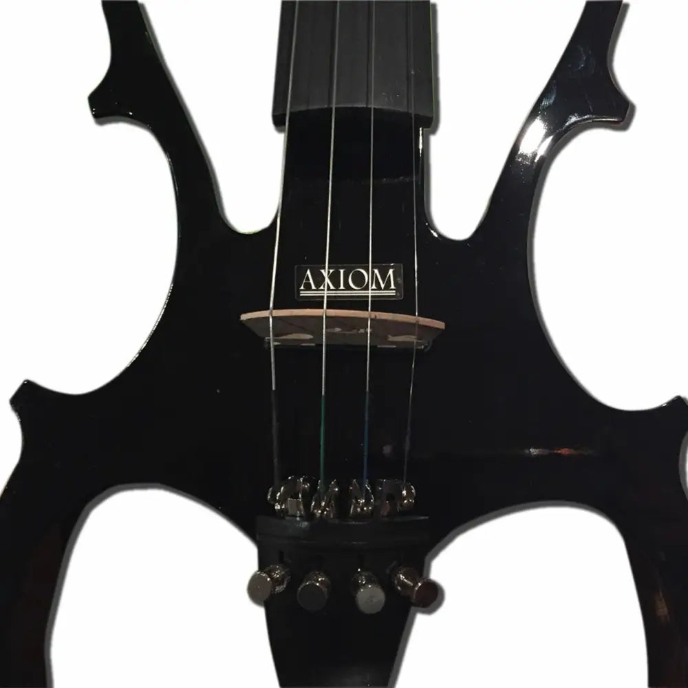 Black electric violin from Axiom Electric Violin Outfit - Full Size, ideal electric violin