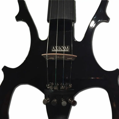 Black electric violin from Axiom Electric Violin Outfit - Full Size, ideal electric violin