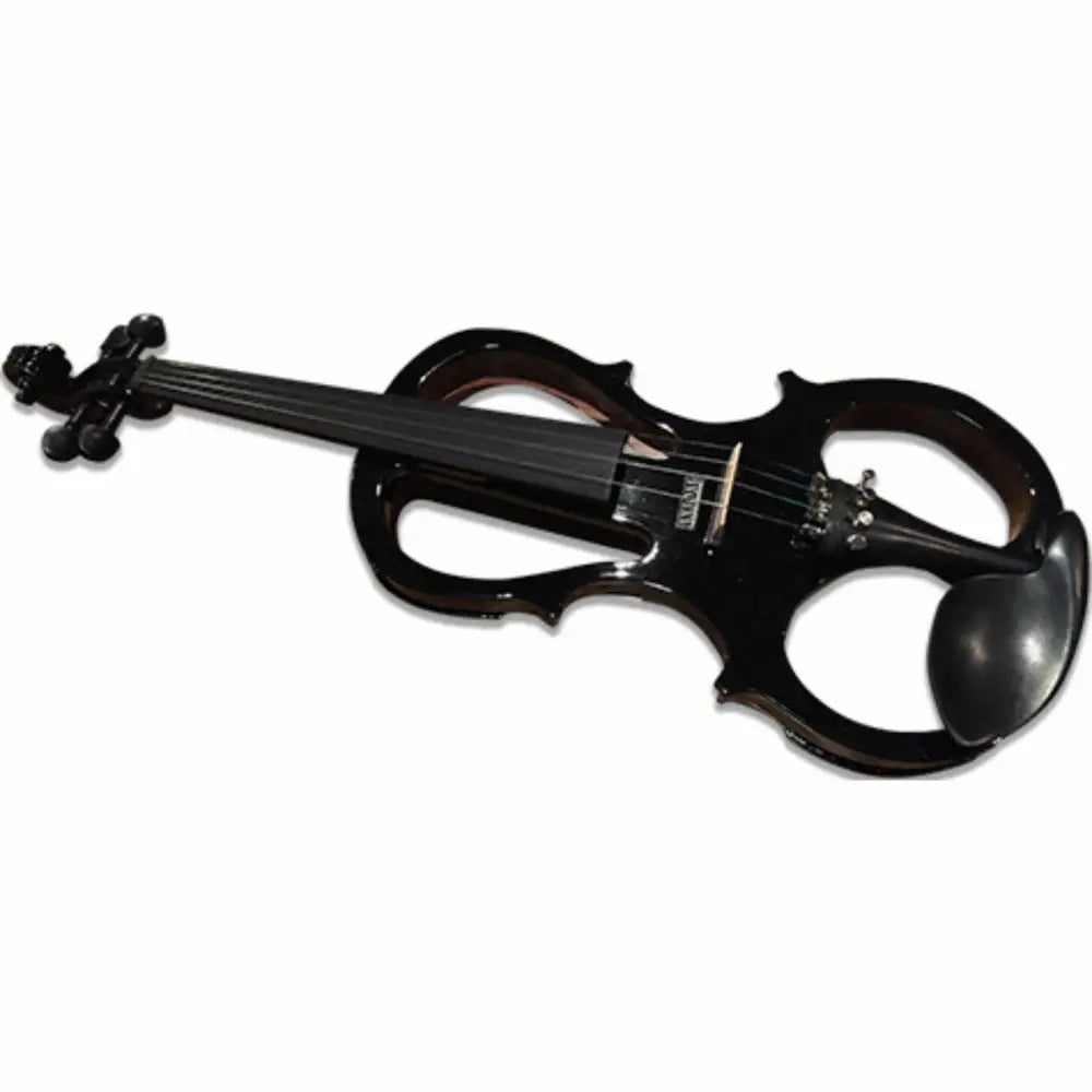 Black electric violin from Axiom Electric Violin Outfit, a complete electric violin outfit for sale Australia