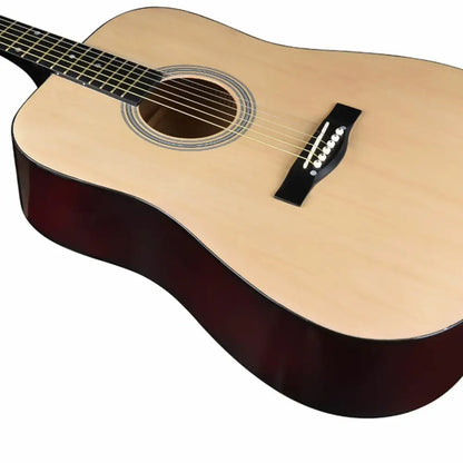 Light wood top steel string guitar for sale Australia, perfect beginner dreadnought guitar