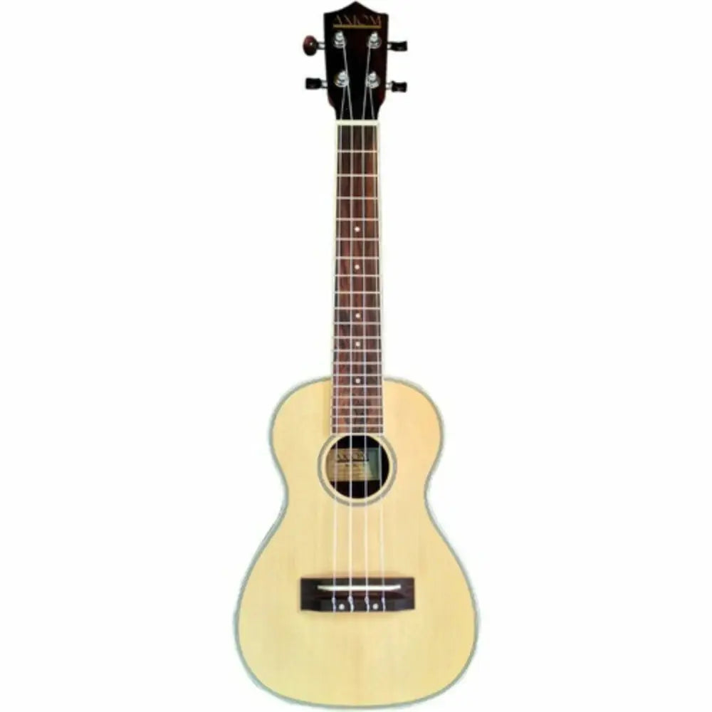 Light-colored wooden Axiom Mahina Tenor Ukulele for sale, perfect budget ukulele for beginners