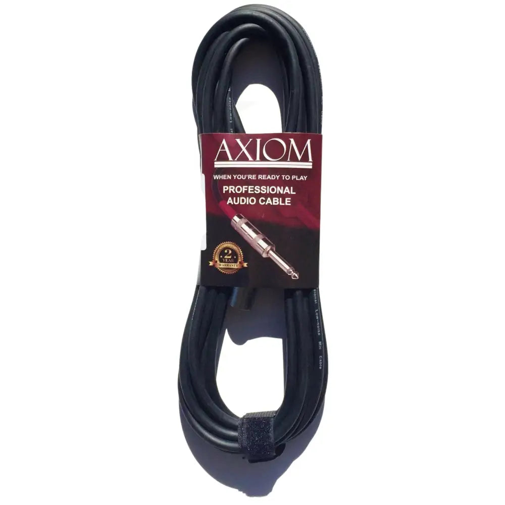 Black coiled microphone cable for sale with 1/4 inch jack, perfect cheap mic cable for sale