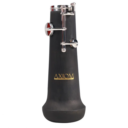 Black axiom clarinet with silver keys and red accents featured in axiom prelude oboe outfit product image