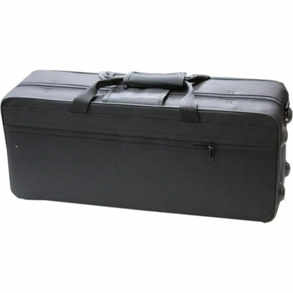 Black soft-sided wheeled luggage for Axiom Prelude Trumpet Outfit school band gear