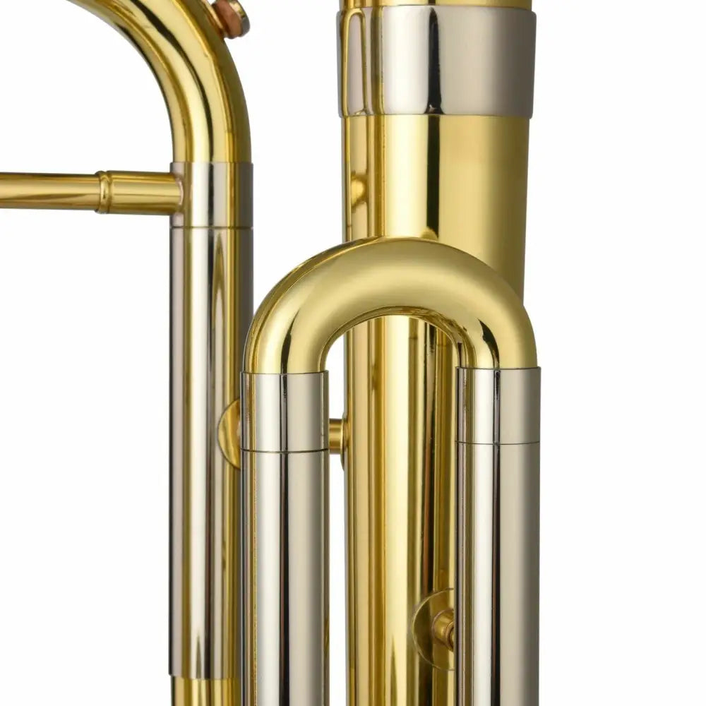 Close-up of brass and silver-plated euphonium for school band, buy euphonium Australia