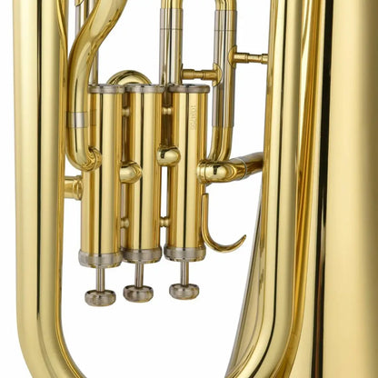 Brass euphonium with three valves, perfect for school band students in Australia