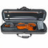 Open Axiom Symphony Series 4/4 violin case with professional violin outfit and accessories