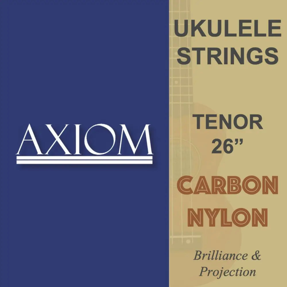 Packaging for Axiom Ukulele String Set with tenor ukulele strings for sale Australia