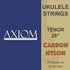 Packaging for Axiom Ukulele String Set with tenor ukulele strings for sale Australia