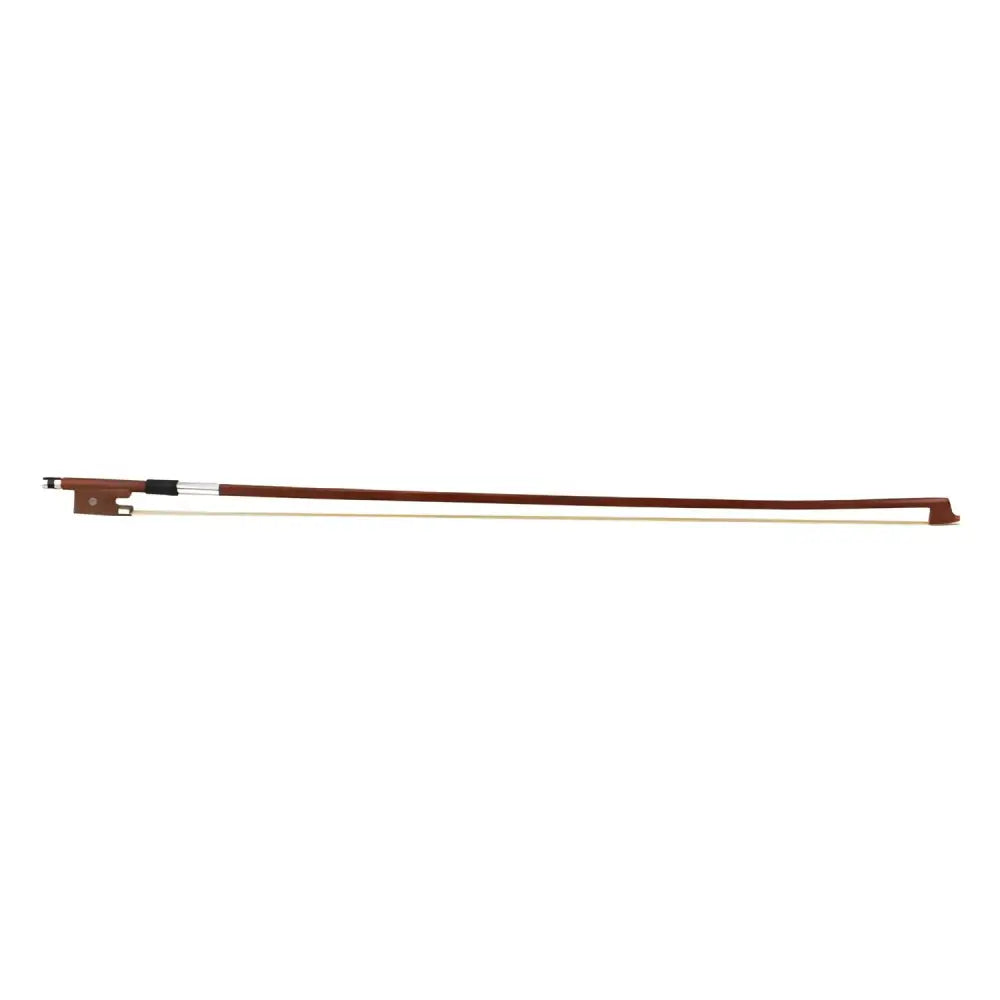 Axiom Violin Bow with dark brown wood, black silver ferrule, white horsehair for sale Australia