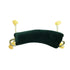 Black velvet 1/2 size violin shoulder rest with yellow rubber feet for sale in Australia