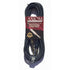 A coiled black Axiom Music Microphone cable - 20 Can/Can with gold-tipped connectors, 1/4-inch jack, 2-year warranty, and a branded Velcro strap.