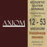 Axiom Musics Phosphor Bronze Acoustic Guitar Strings - Medium (12-53) offer a high-quality hex core for bright, crisp highs plus excellent brilliance and projection.