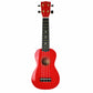 Axiom Spectrum Soprano Beginner Ukulele - Red with Bag